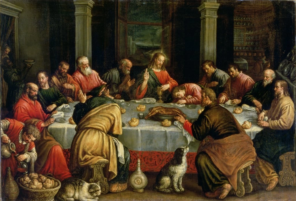  92-Leandro Dal Ponte, detto Bassano-L'ultima Cena - Palazzo Pitti, Firenze 